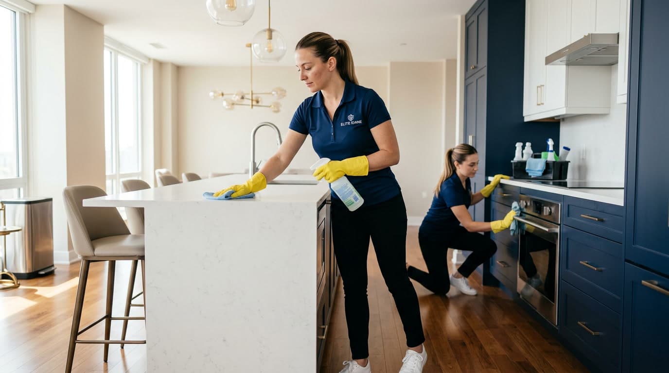 Specialized kitchen deep clean